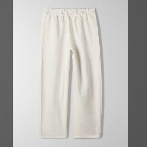 Aritzia Wilfred White Linen Twill Pants NWOT - Picture 2 of 13